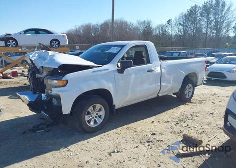 2021 Chevrolet Silverado 1500 2Wd Long Bed Wt из США, поврежденный, VIN 3GCNWAEF0MG384029